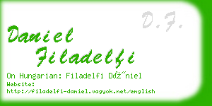 daniel filadelfi business card